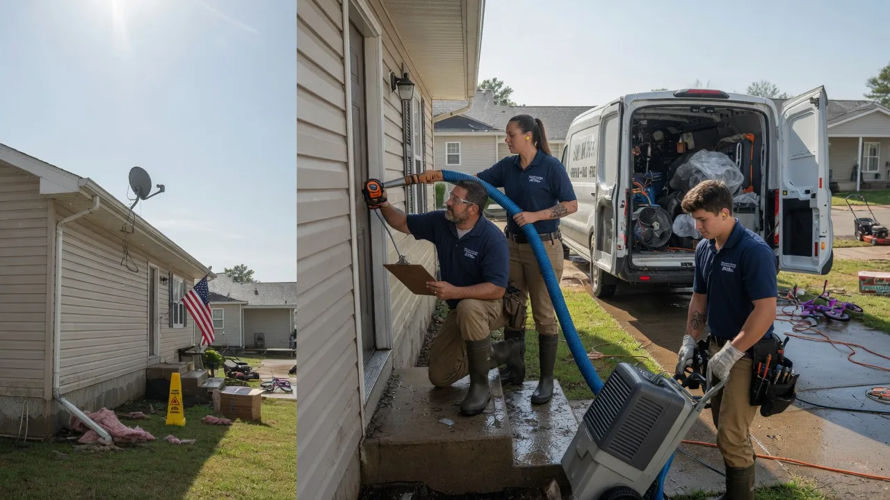 Ceiling Water Damage Restoration in Strasburg, IL near me